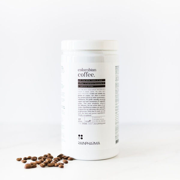 Afbeeldingen van Colombian Coffee protein shake RAINPHARMA